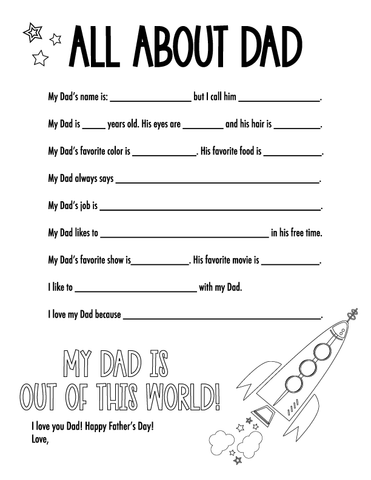 *FREE* Father's Day Printable