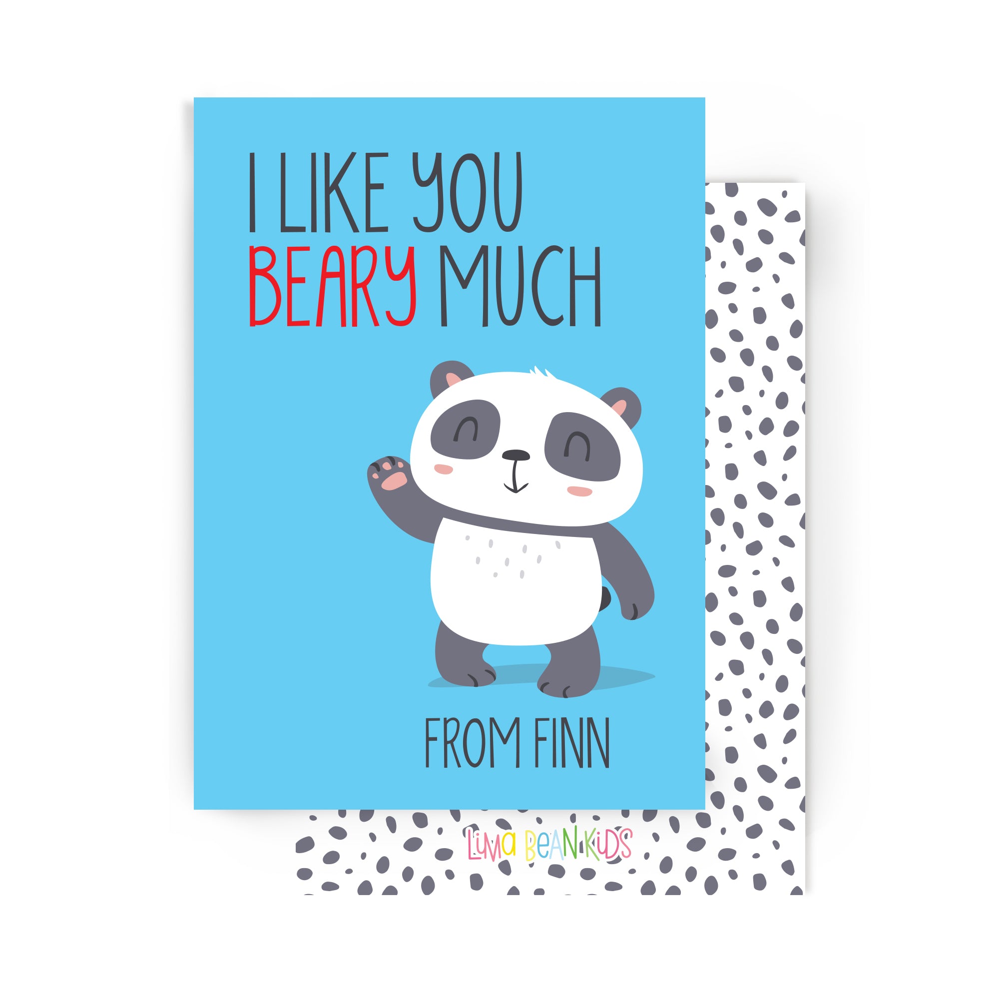 Like You Beary Much Valentine's Cards