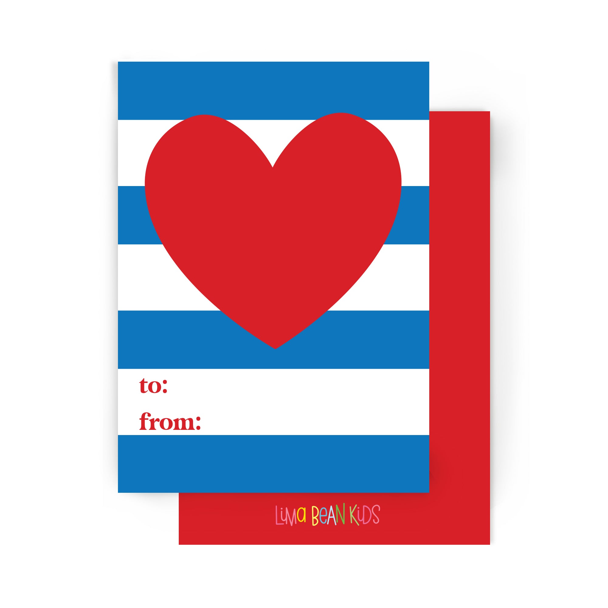 BIG Heart Valentine's Handout Cards - 2 Styles