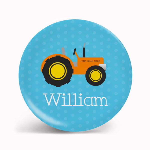 Blue Tractor Tableware