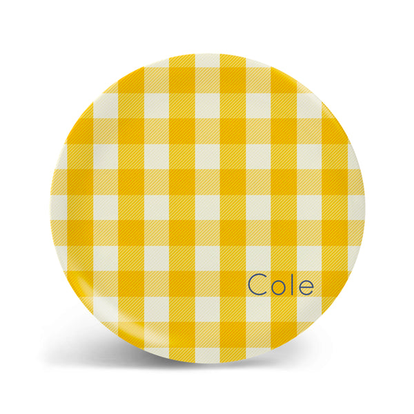 Gingham Plate - 3 Styles!