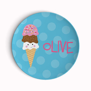 Ice Cream Cone Plate