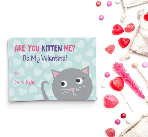 Are You Kitten Me? Valentine's Cards