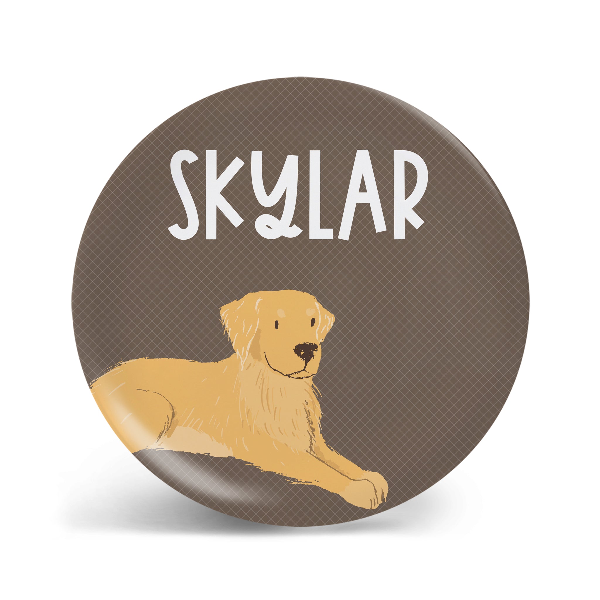 Pups Collection - Golden Retriever Plate