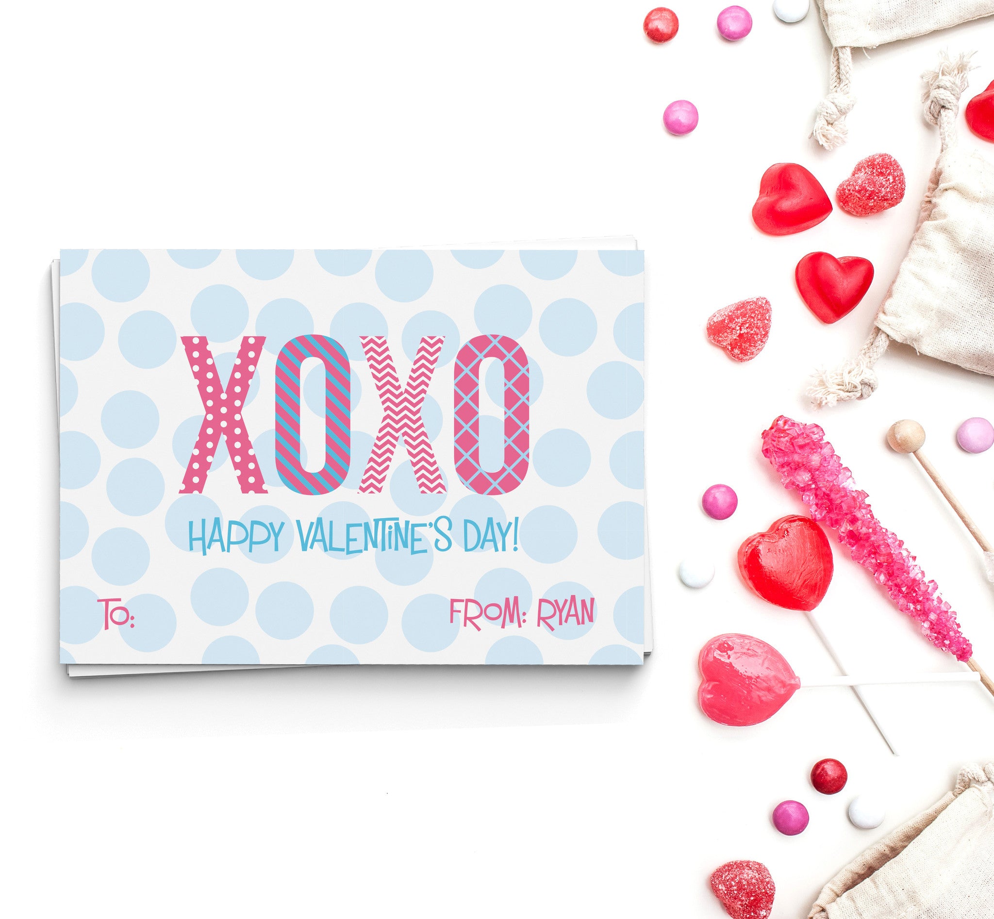 XOXO Valentine's Cards
