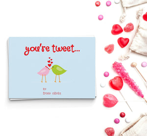 You're Tweet Valentine's Cards