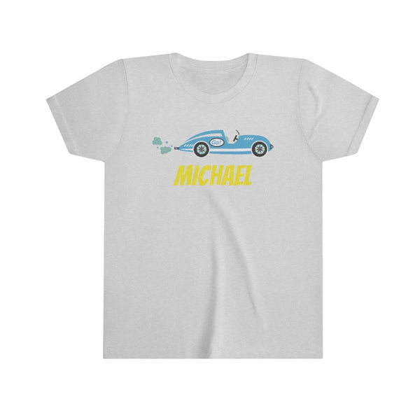 Youth Racecar Personalized Tee