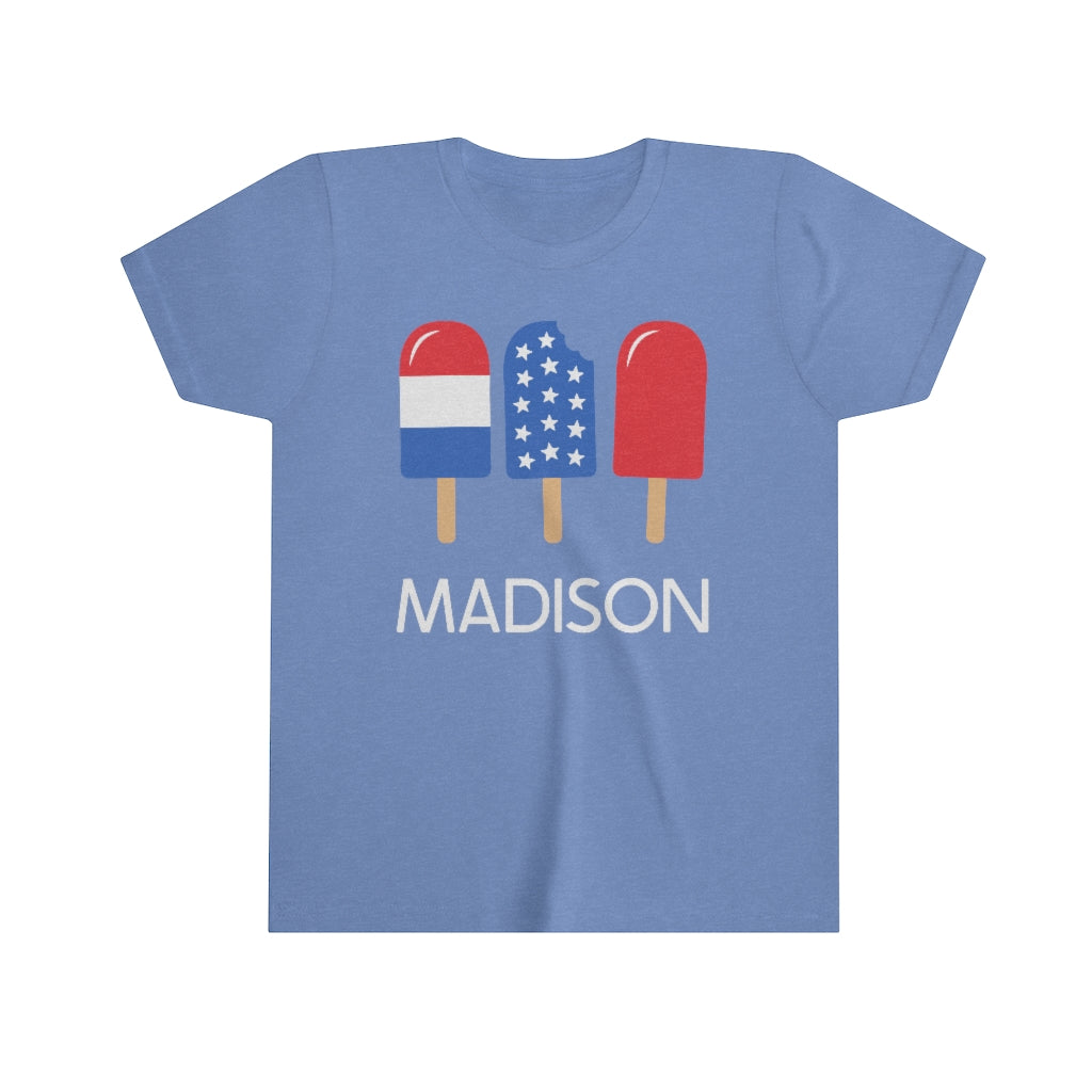 Youth Patriotic Popsicles Short Sleeve Tee