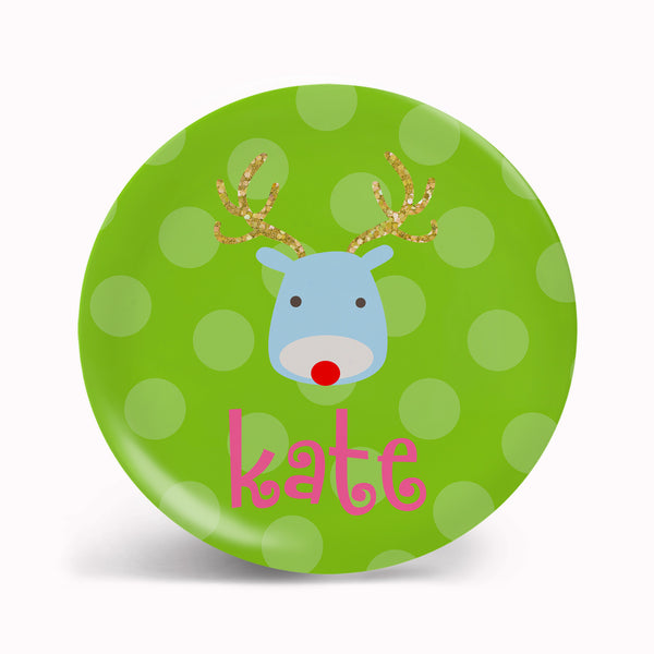 Rudolph Plate - 2 styles!